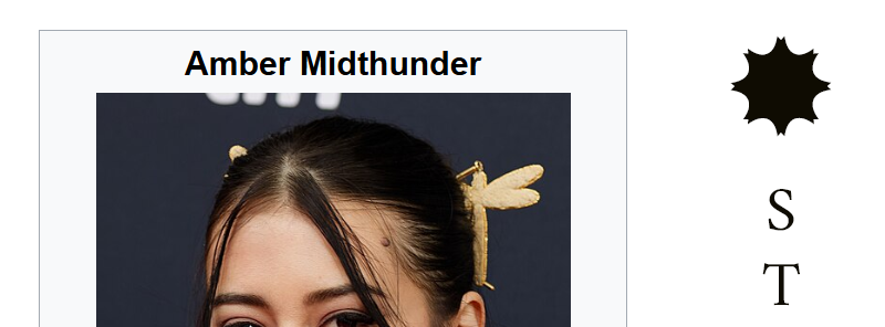 Amber MIDTHUNDER ACTRESS
