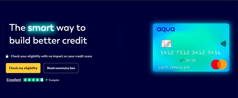 NewDay finance  Aqua Credit Card link